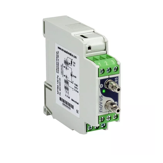 Transmisor de Ultra Baja Presión Diferencial NP785, ± 68 mbar (1 Psi)
