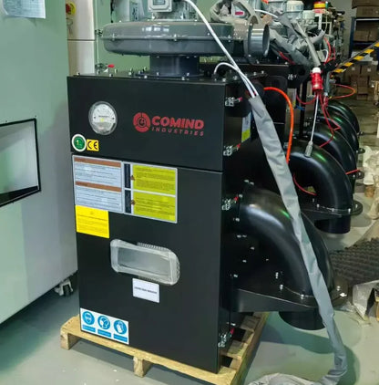 Extractor de humo a pared