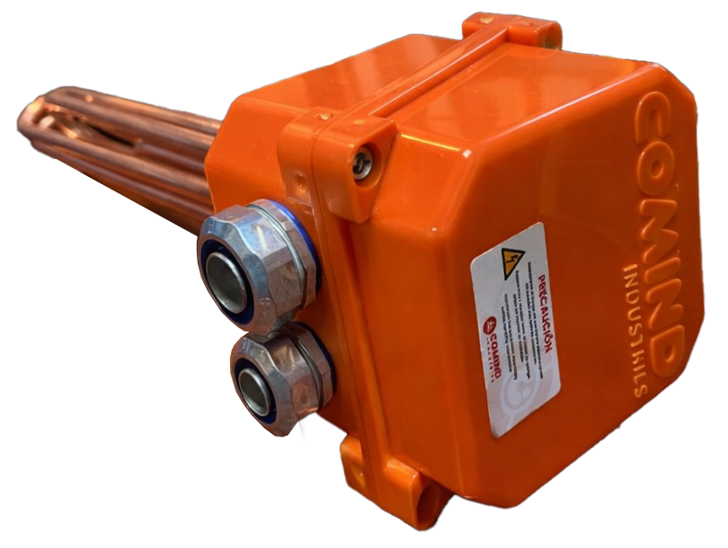 Calefactor Orange Cobre roscado | Modelo 2” NPT 6000W 220/380V
